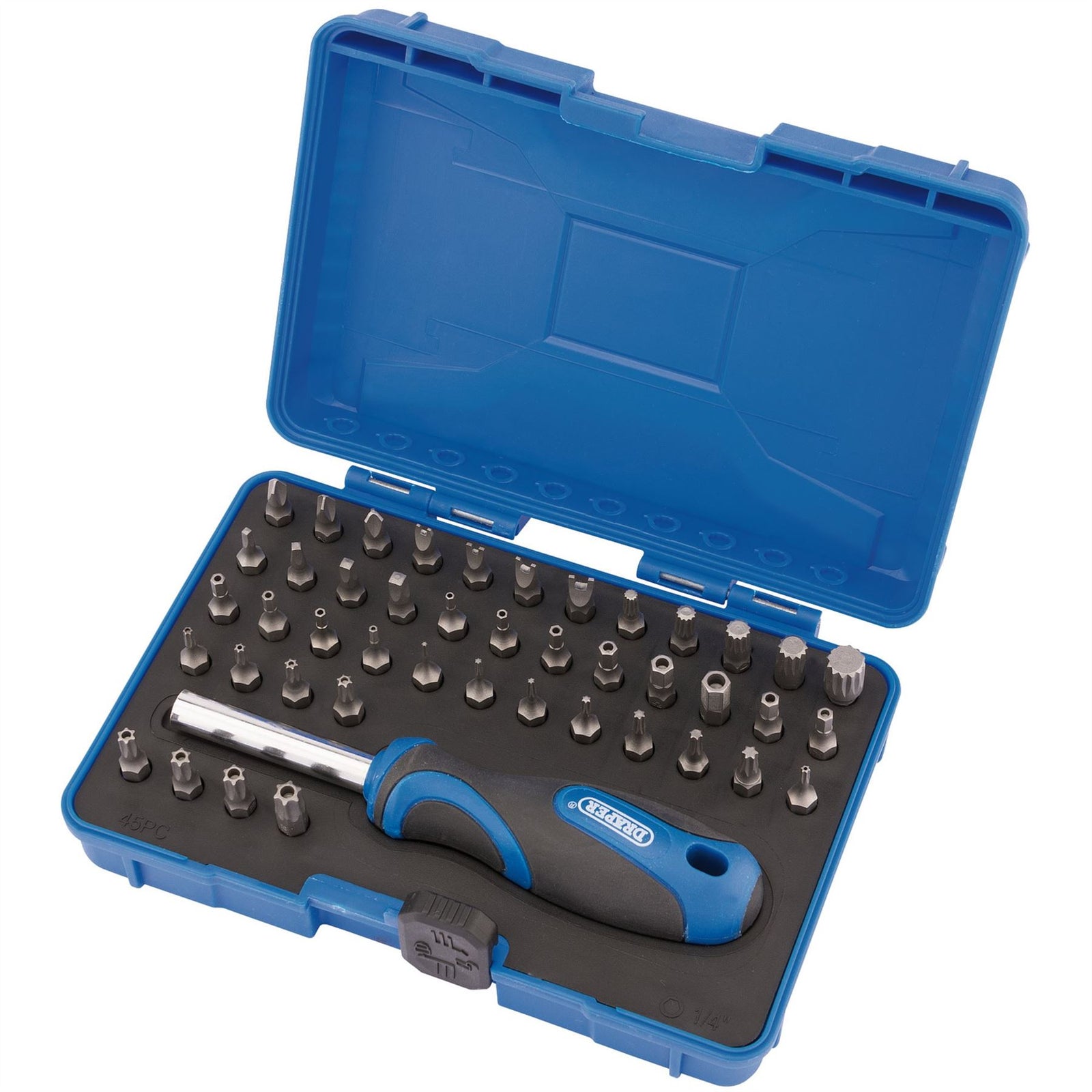 Draper Security Screwdriver Bit and Driver Set (45 Piece) 82399