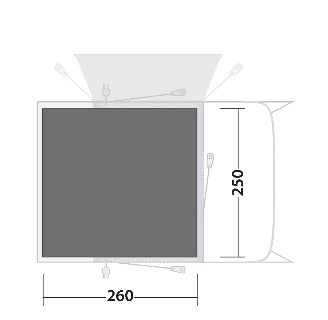 Outwell Talladega Air Footprint Groundsheet