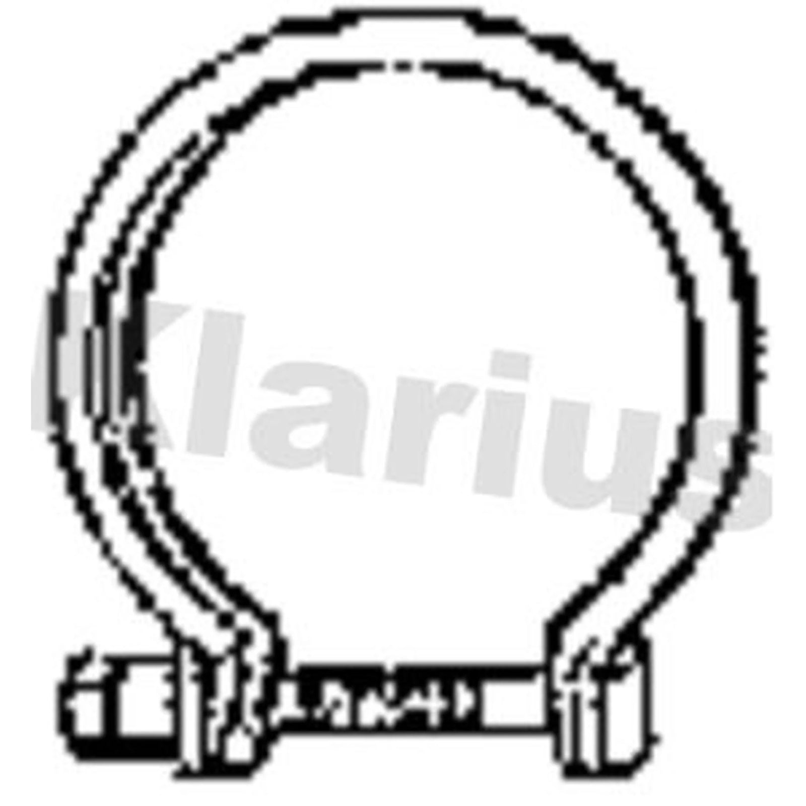 Klarius Exhaust System Clamping Piece OD ID Wide 431109
