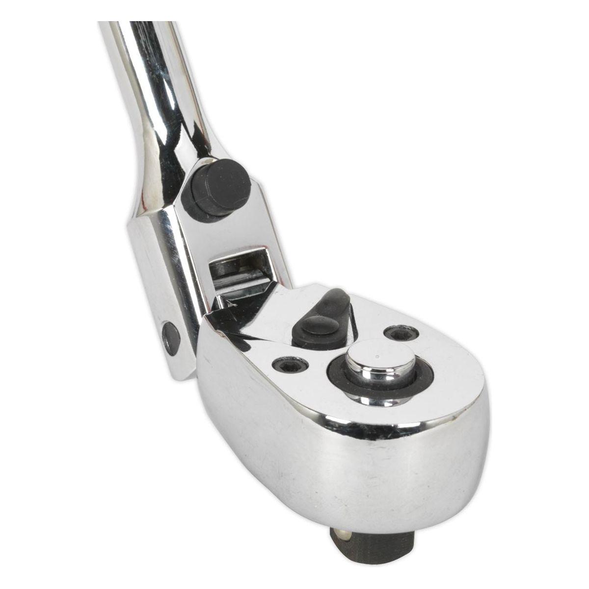Sealey Flexi-Head Ratchet Wrench 3/8"Sq Drive Extendable AK6681