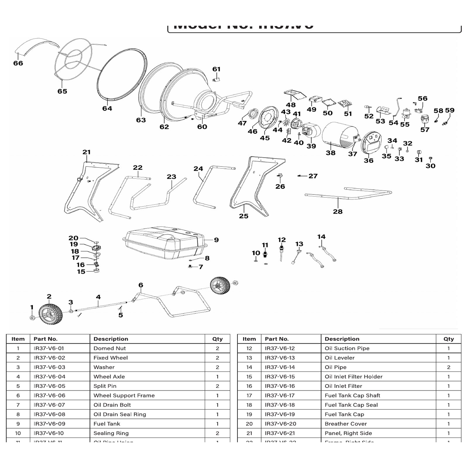 Sealey Split Pin IR37-V6-05