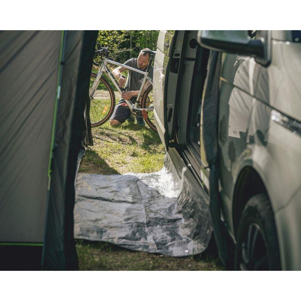 Outwell Campervan Universal Access Zone Awning Tunnel Groundsheet