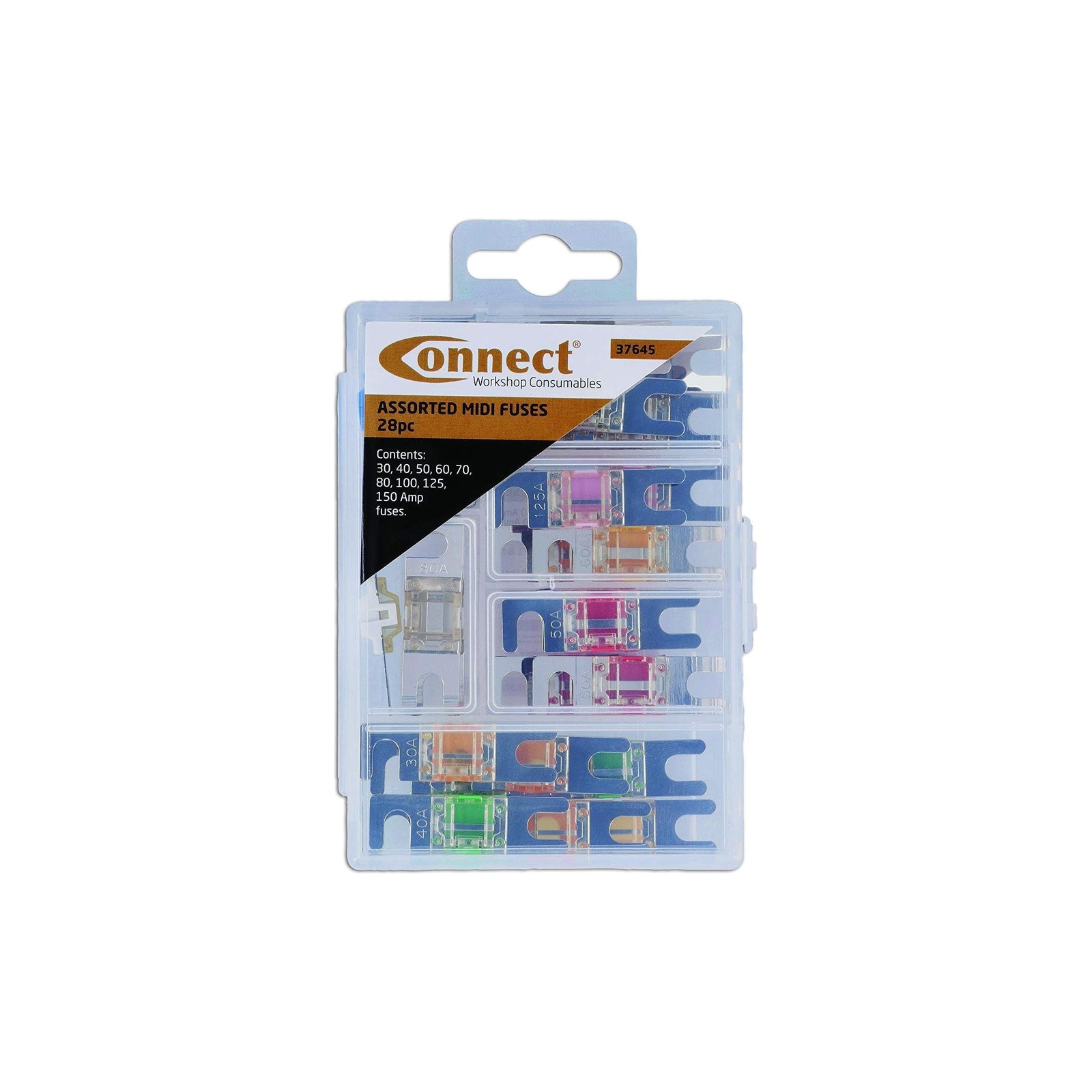 Connect Assorted Open Ended Midi Fuses 28pc 37645