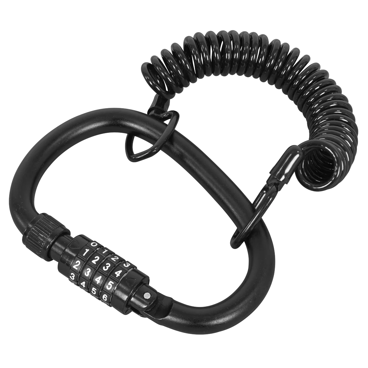 Sealey Helmet/Gear Lock with Cable HGL02 - 4-Digit Combination