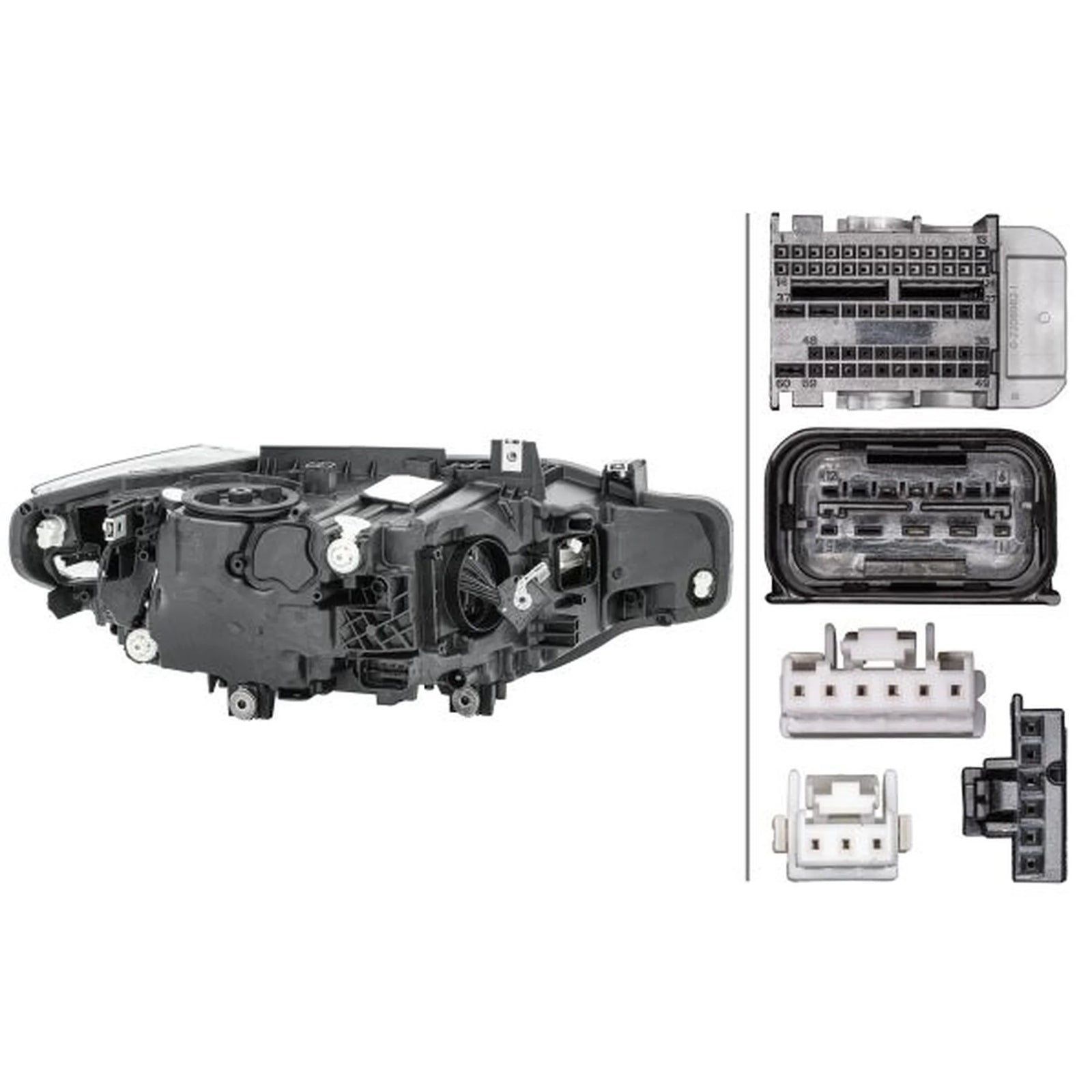 Hella Headlight Headlamp LED Left 1EX 012 103-911
