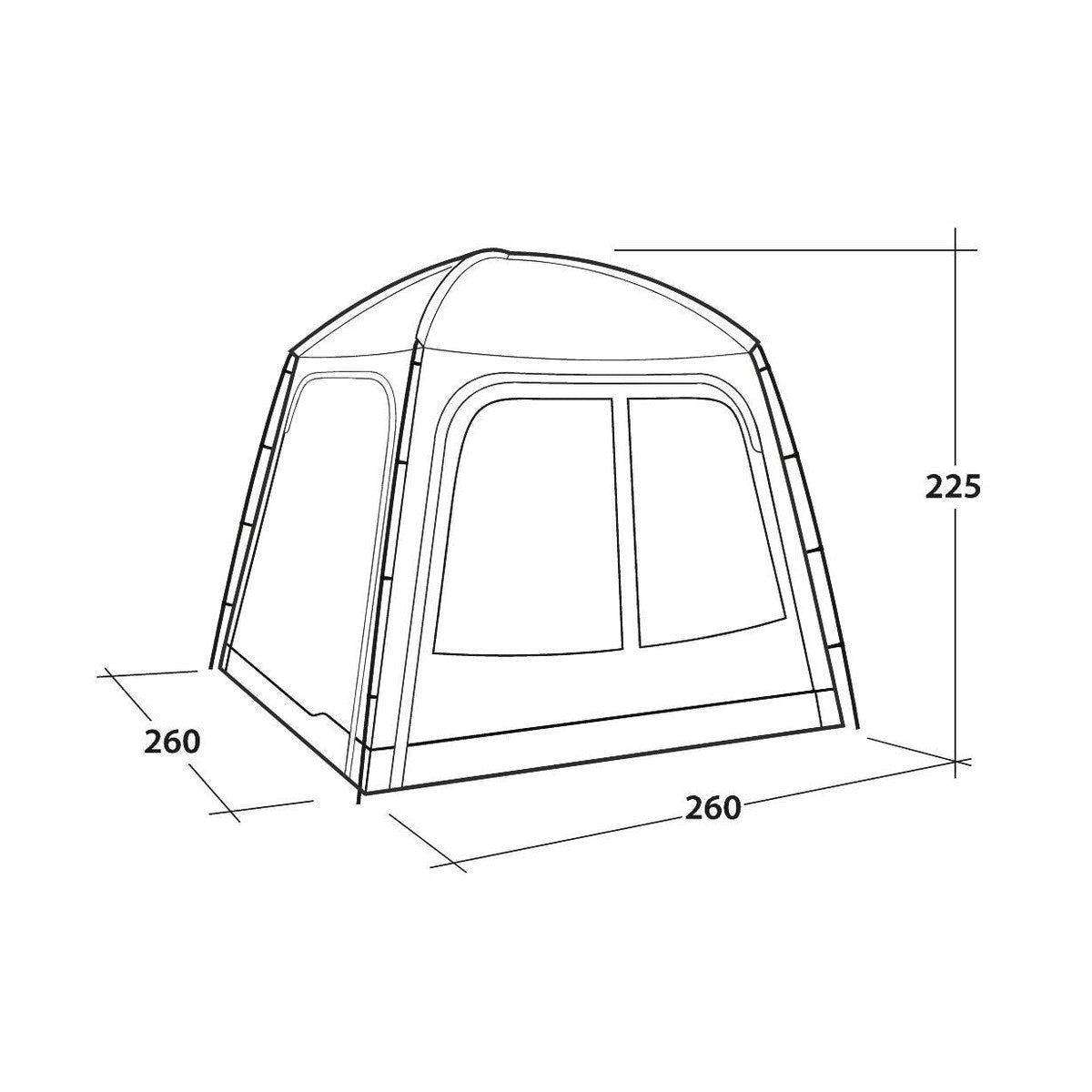 Outwell Dakota Shelter M Enclosed Event Shelter