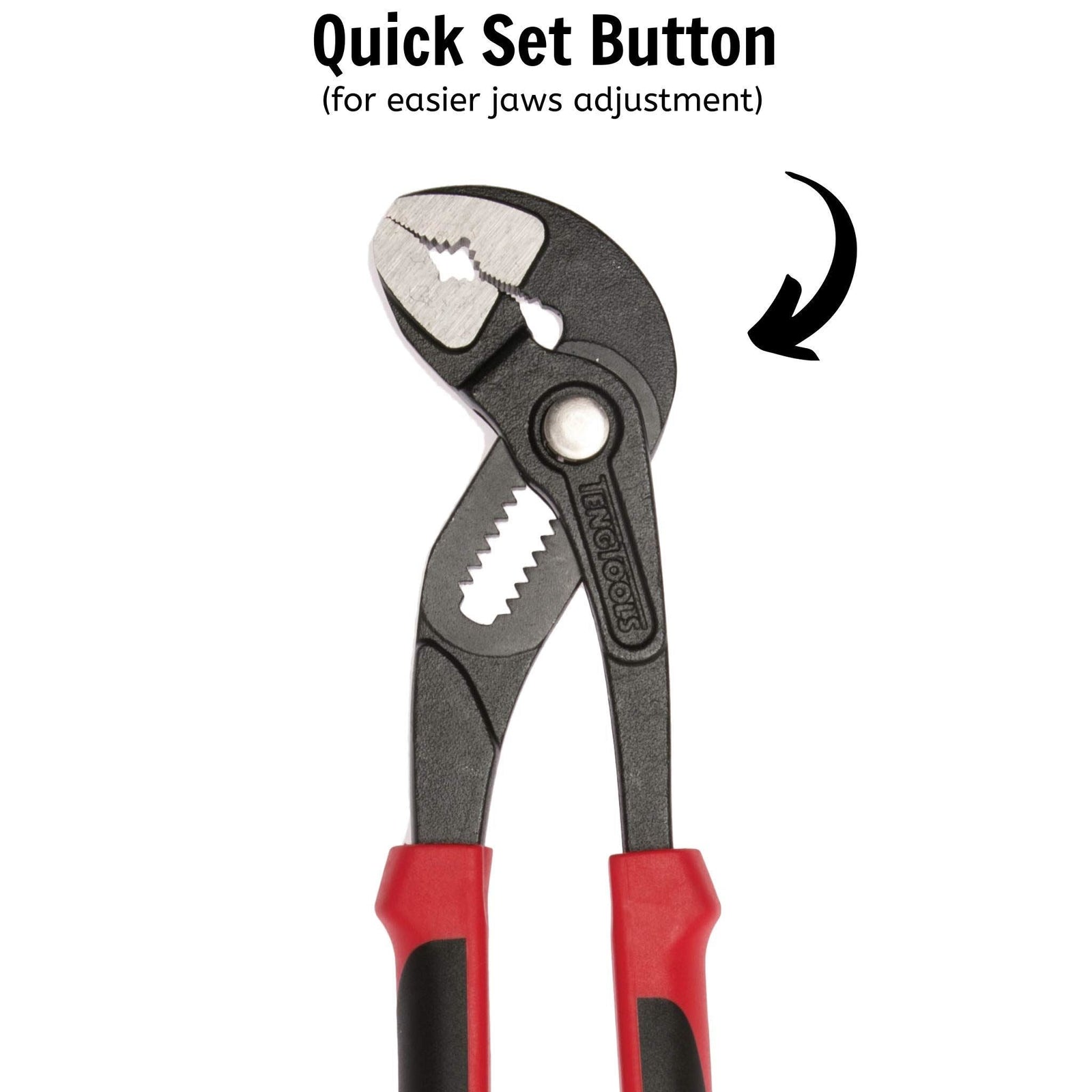 Teng Tools Quick Set Water Pump Plier TPR Grip 250mm