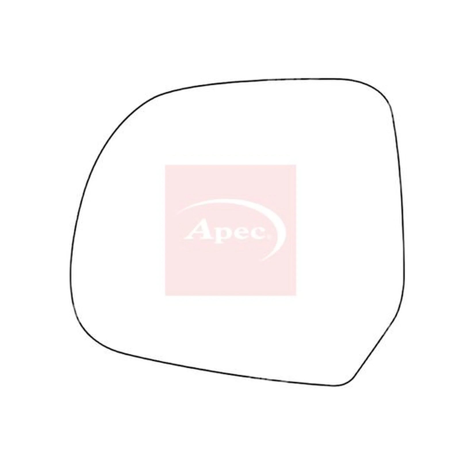 Apec Exterior Wing Mirror Glass Left AMS2147