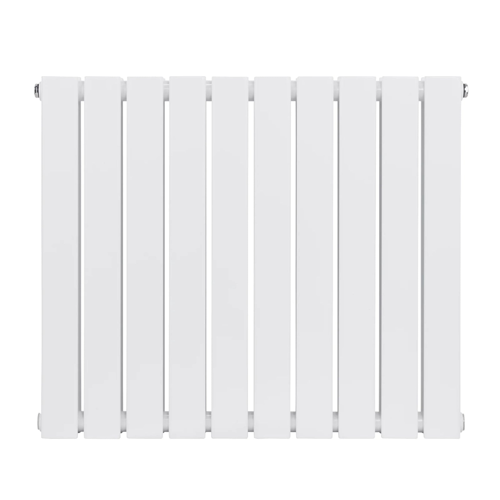 Baridi Horizontal Radiator 600 x 700mm Double Flat Panel White