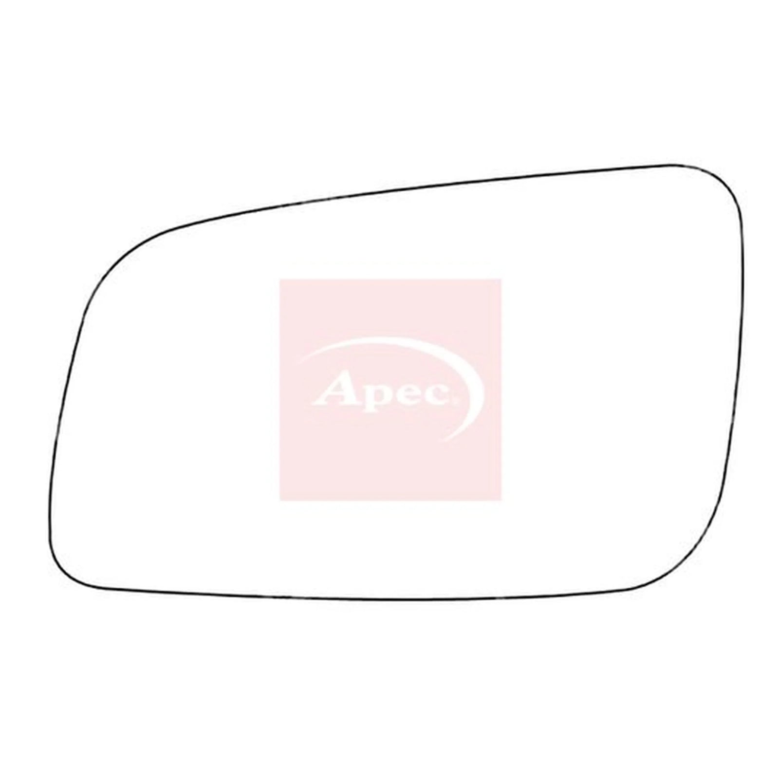 Apec Exterior Wing Mirror Glass Left AMS2587
