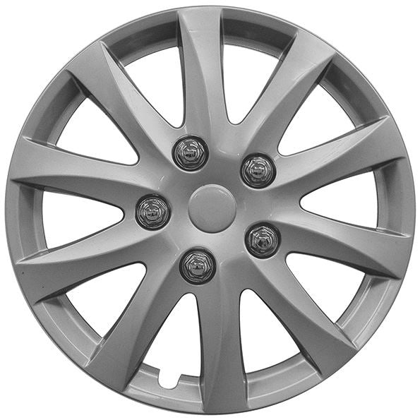 4x Wheel Trims Hub Caps 16" Covers in Silver