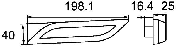 Hella Position Light 2PF 013 326-017