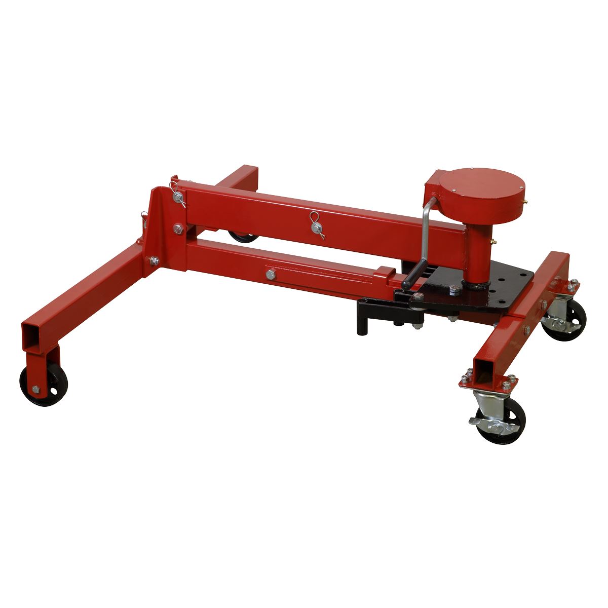 Sealey Folding 360ï Rotating Engine Stand with Geared Handle Drive 450kg Capacit