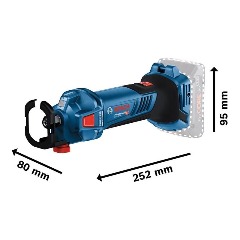 Bosch GCU 18V-30 Professional Drywall Router 18V Bare Unit