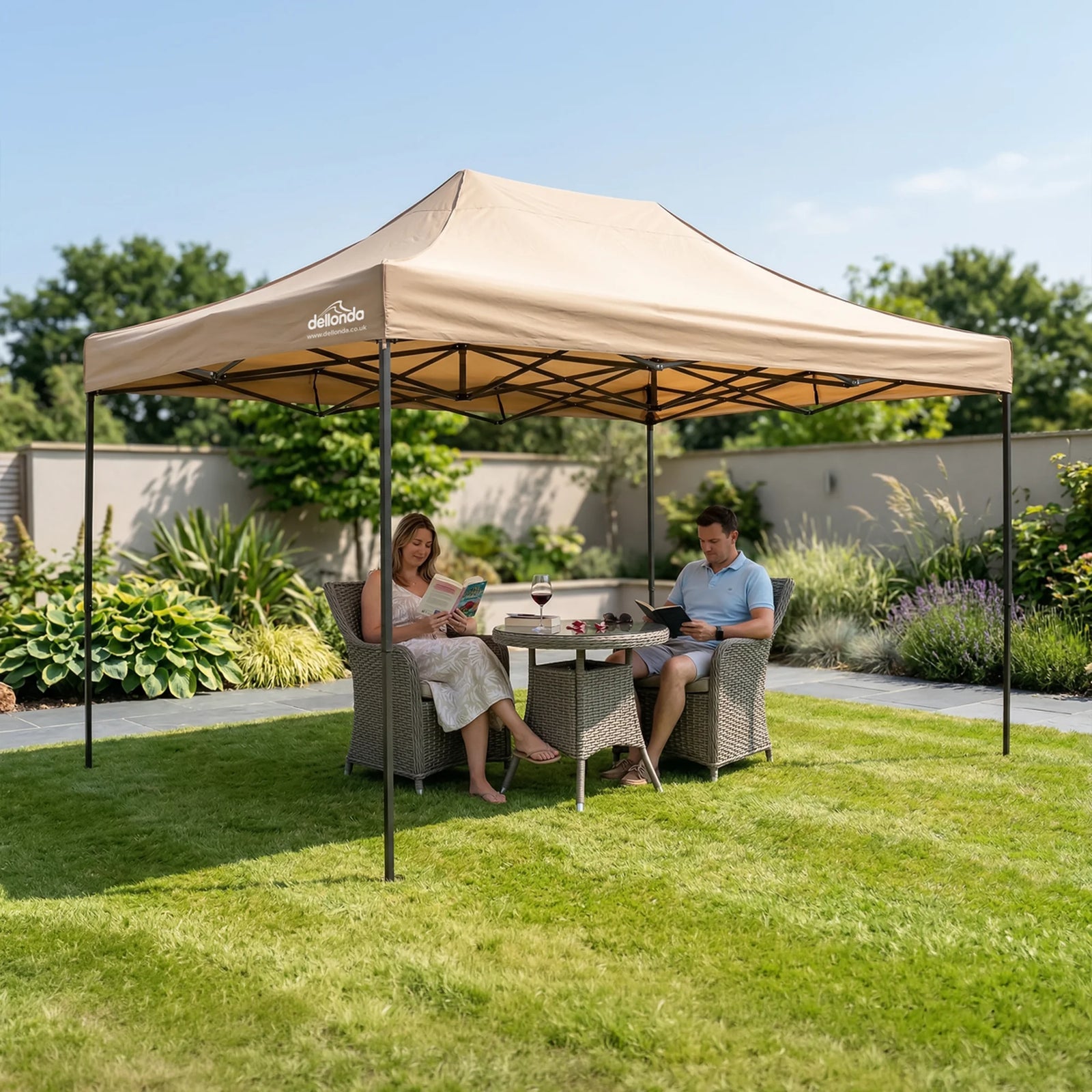 Sealey Pop-Up Gazebo Canopy DG305 3x4.5m Beige