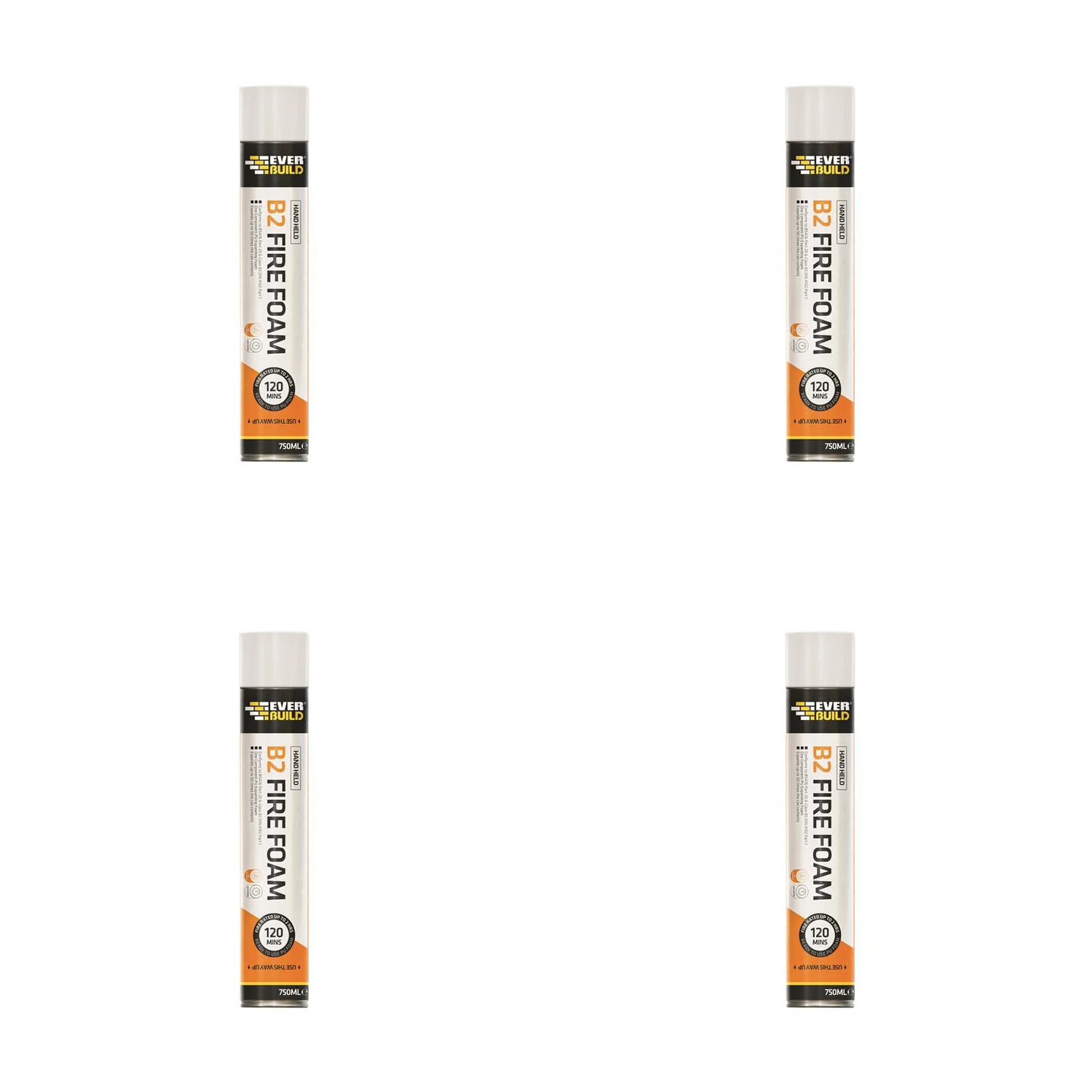 Everbuild Sika Fire Foam B2 Hand Grade Aerosol 750ml - 488717