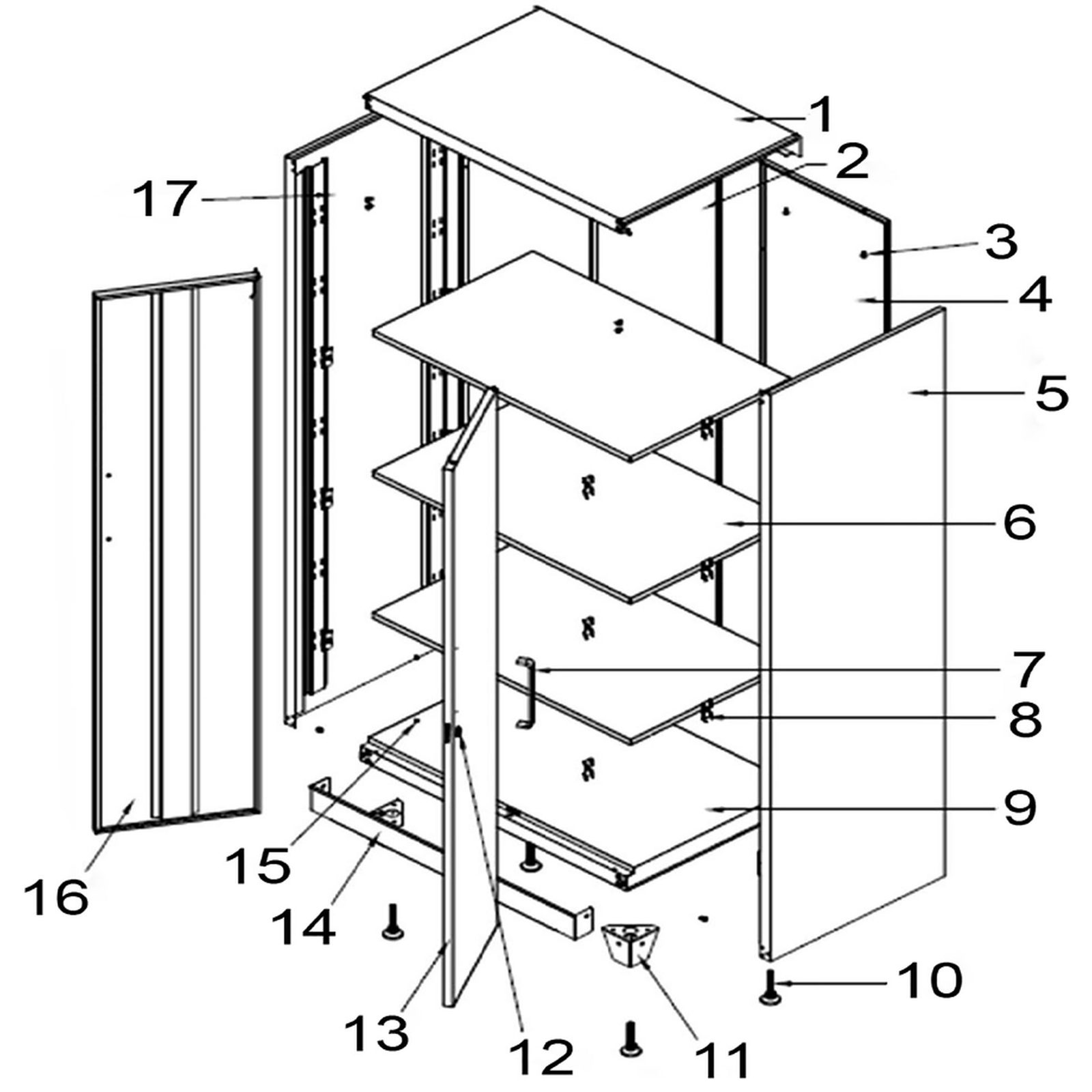 Sealey Side panel, right APMS-110222