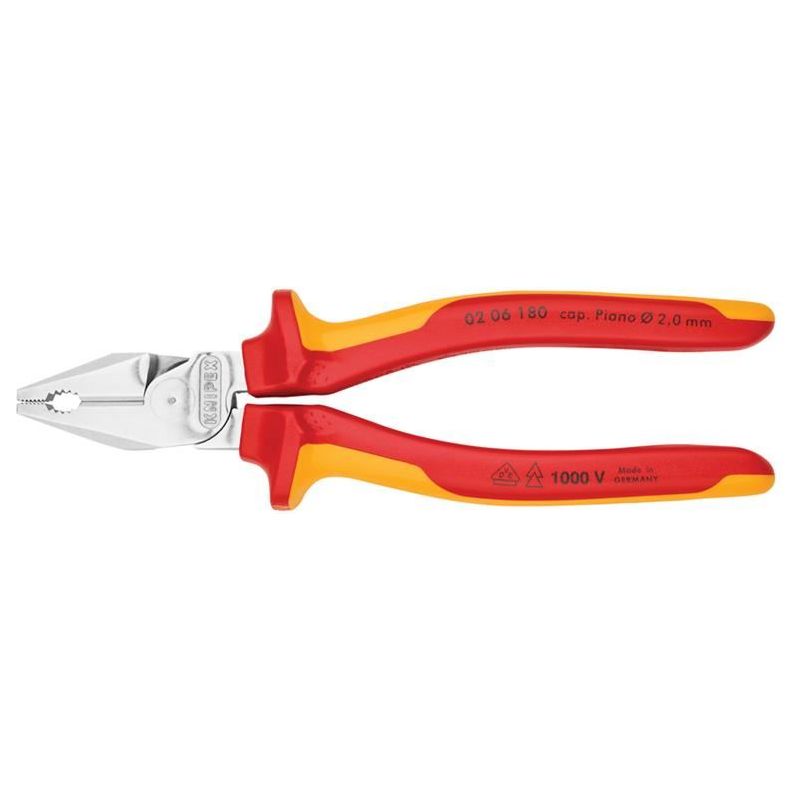 Knipex VDE High Leverage Combination Pliers 180mm