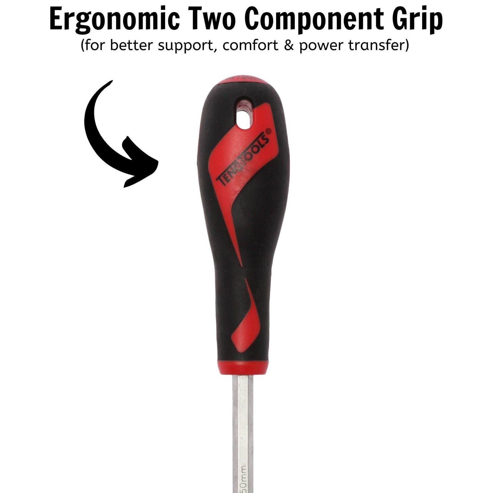 Teng Tools PH Screwdriver PH3 x 150mm XL Hex Shaft