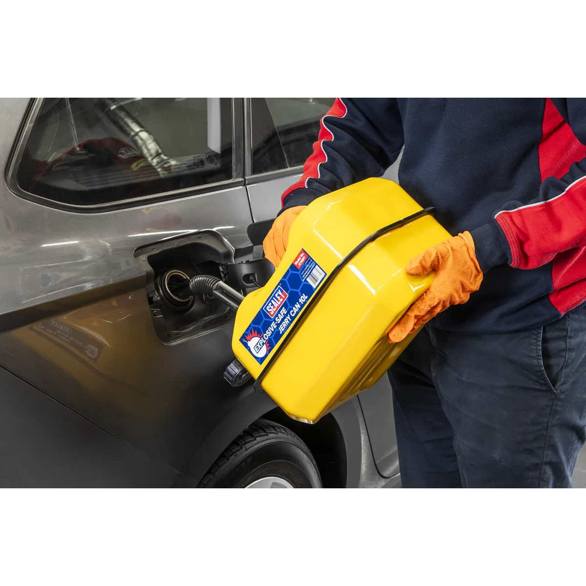 Sealey Explosive-Safe Jerry Can 10L - Yellow