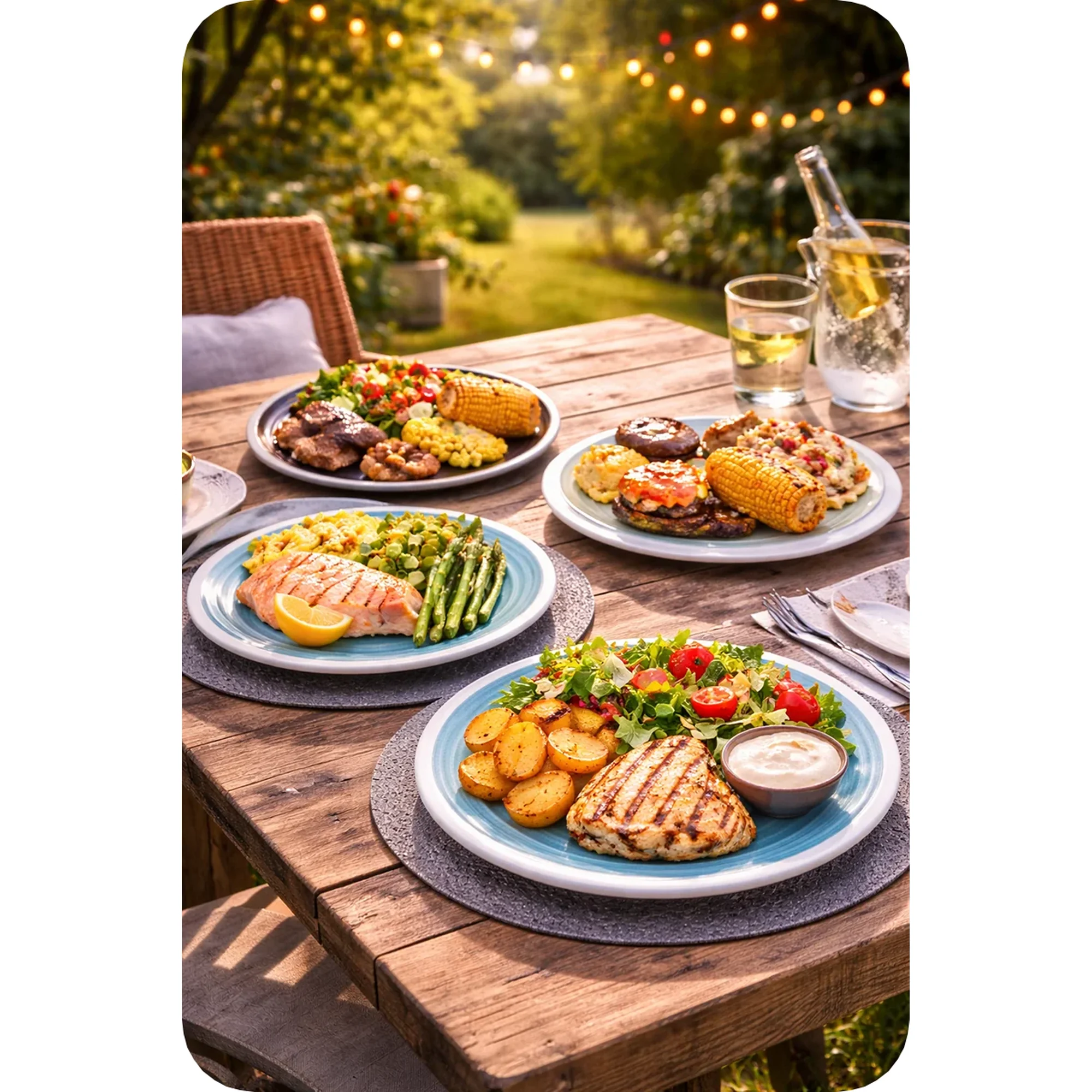 Quest 12 Piece Dinner Set - Eco-Friendly rPET, Florentina