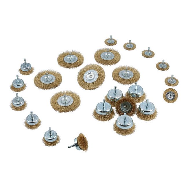 Laser Wire Brush Assortment 24pc