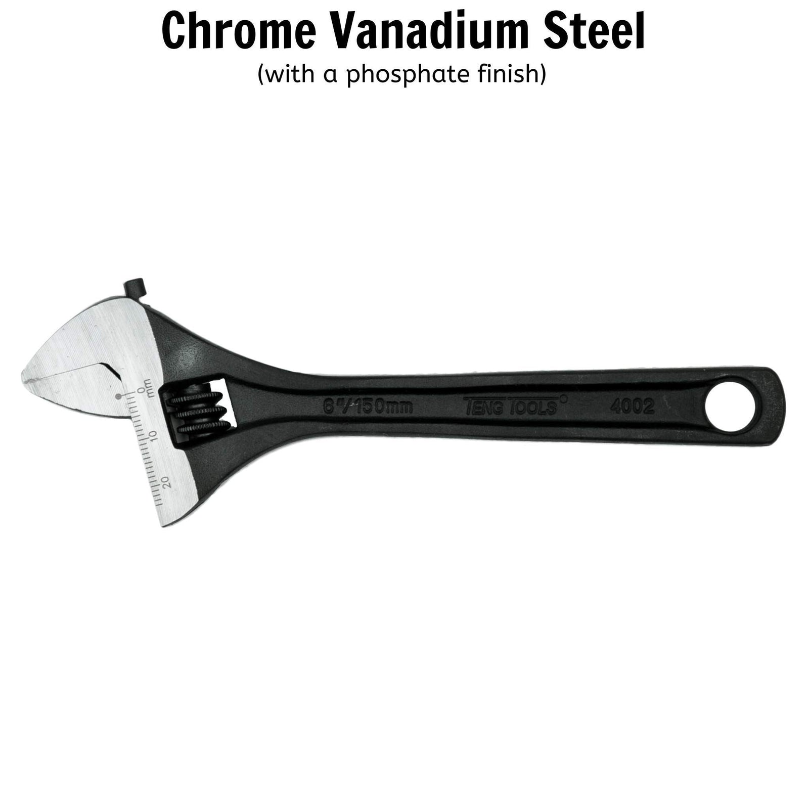 Teng Tools Adjustable Wrench 150mm