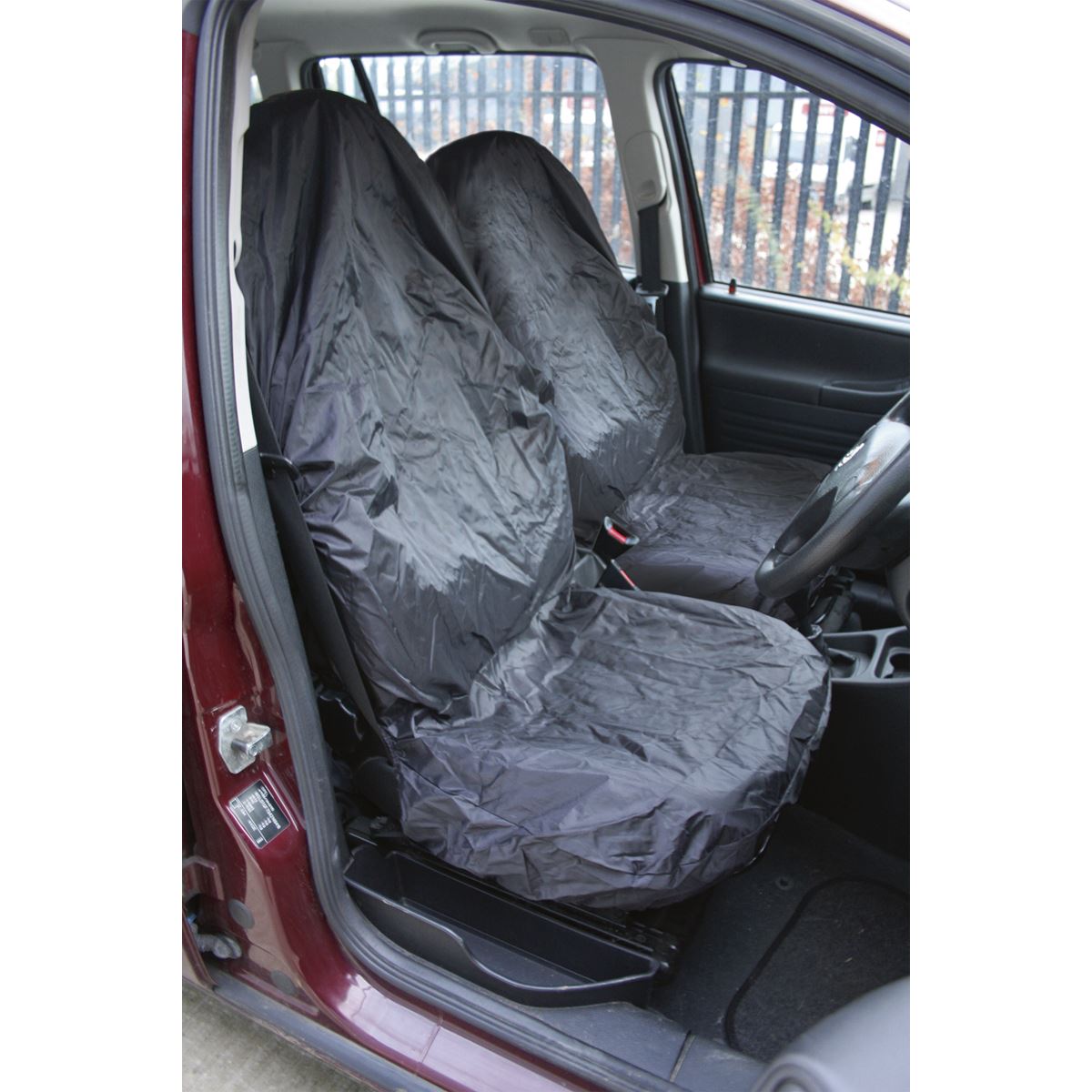 Sealey Front Seat Protector Set 2pc Heavy-Duty CSC6