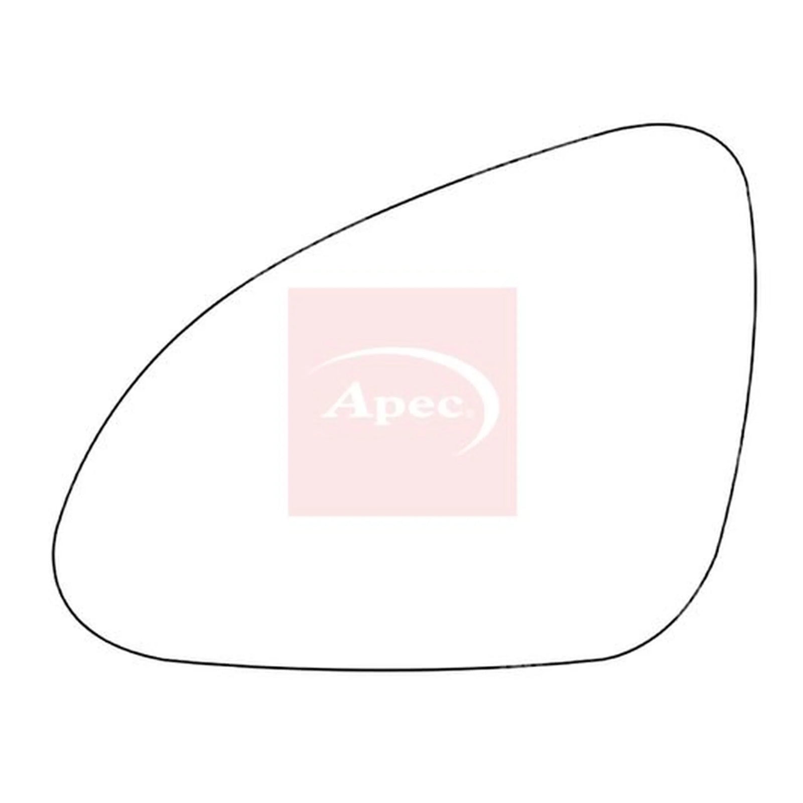 Apec Exterior Wing Mirror Glass Left AMS2158