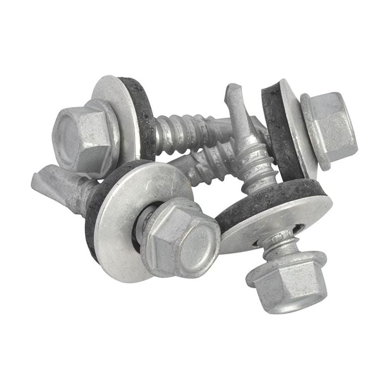 Forgefix TechFast Hex Head Roofing Screw Self-Drill Light Section 5.5 x 25mm Pack 100