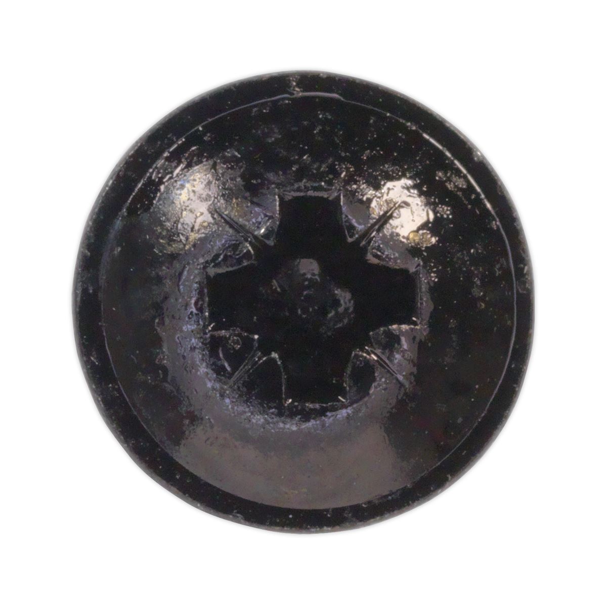 Sealey Self Tapping Screw 3.5 x 10mm Flanged Head Black Pozi Pack of 100 BST3510