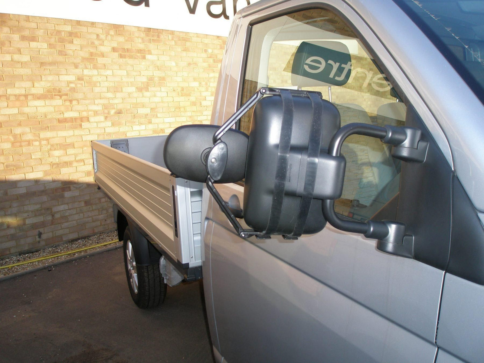 Milenco/MGI Steady XL Towing Mirror Flat Twin Pack Pair Caravan Trailer Horsebox