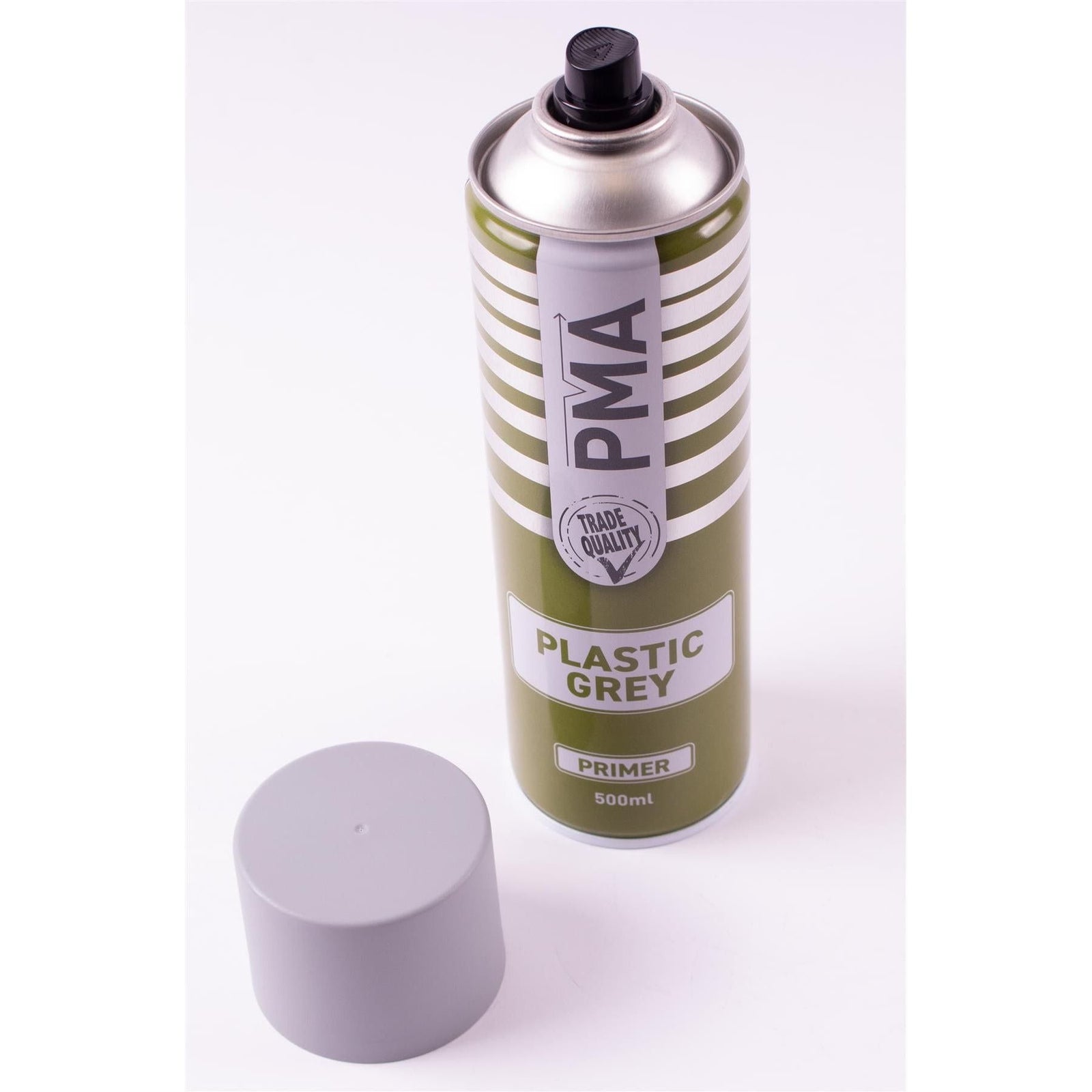 4x Autotek Professional Grey Plastic Primer 500ml Spray High Coverage