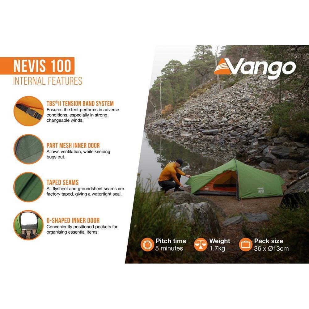 Vango Nevis 100 Tent Pamir Green
