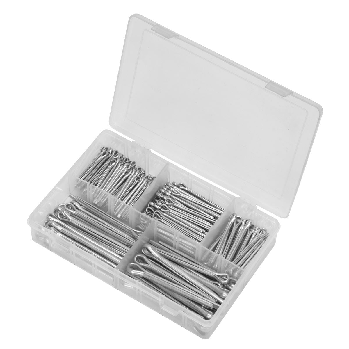 Sealey Metric/Imperial Split Pin Assortment 230pc - Large Sizes AB003SP