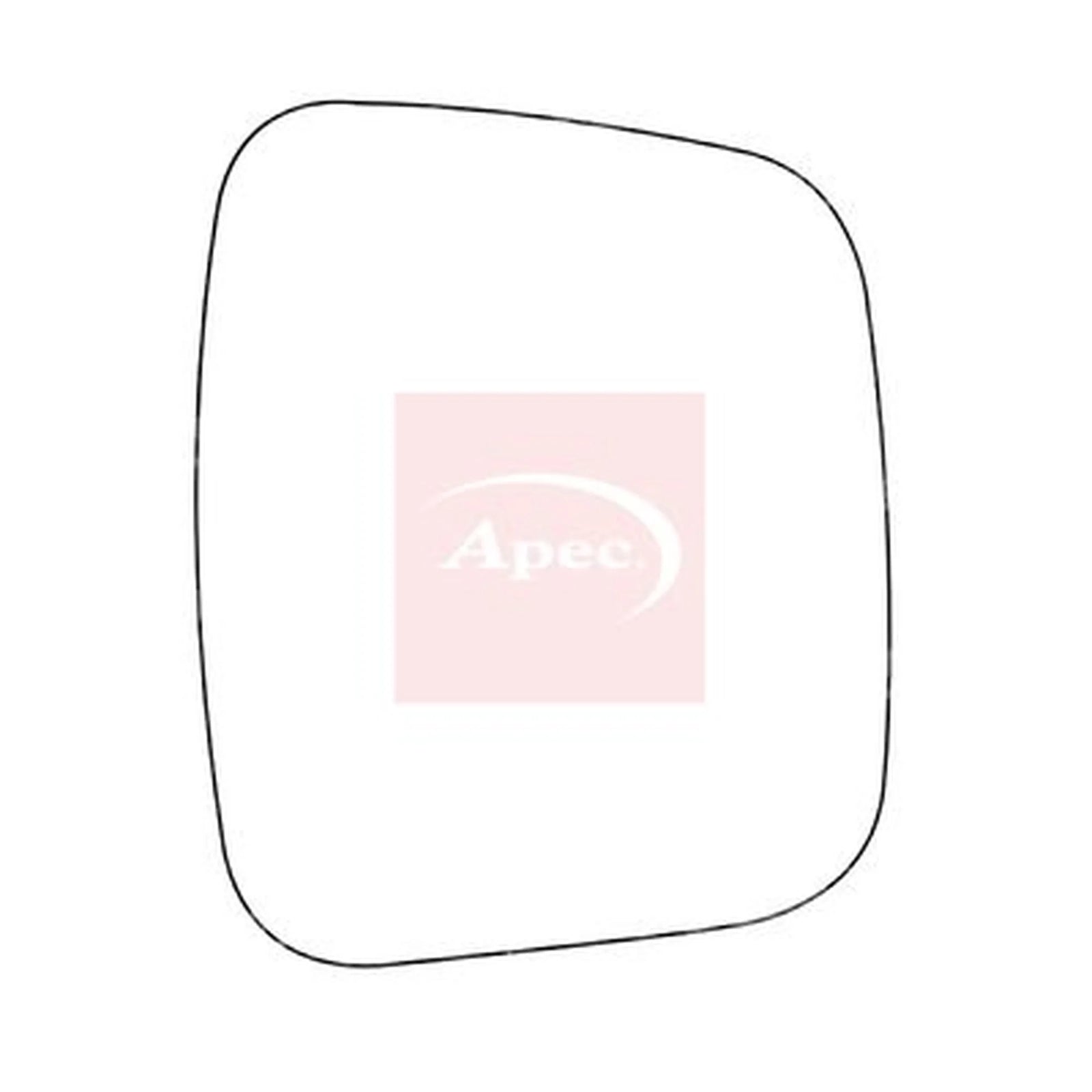Apec Exterior Wing Mirror Glass Right AMS2116
