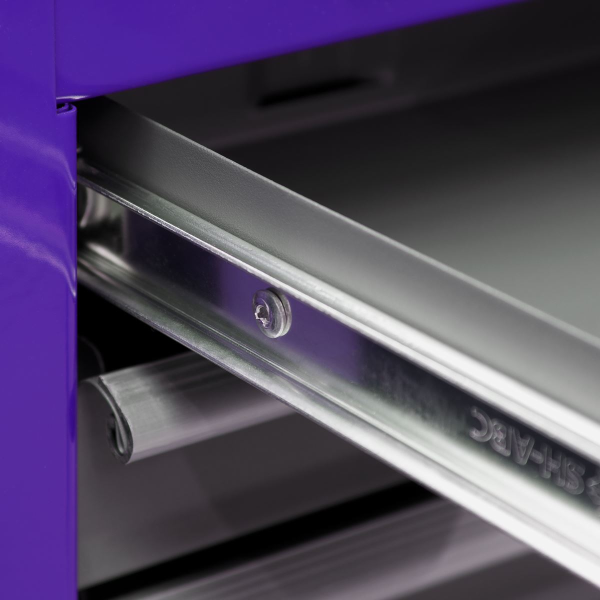 Sealey Mid-Box 3 Drawer with Ball-Bearing Slides Purple/Grey AP22309BBCP