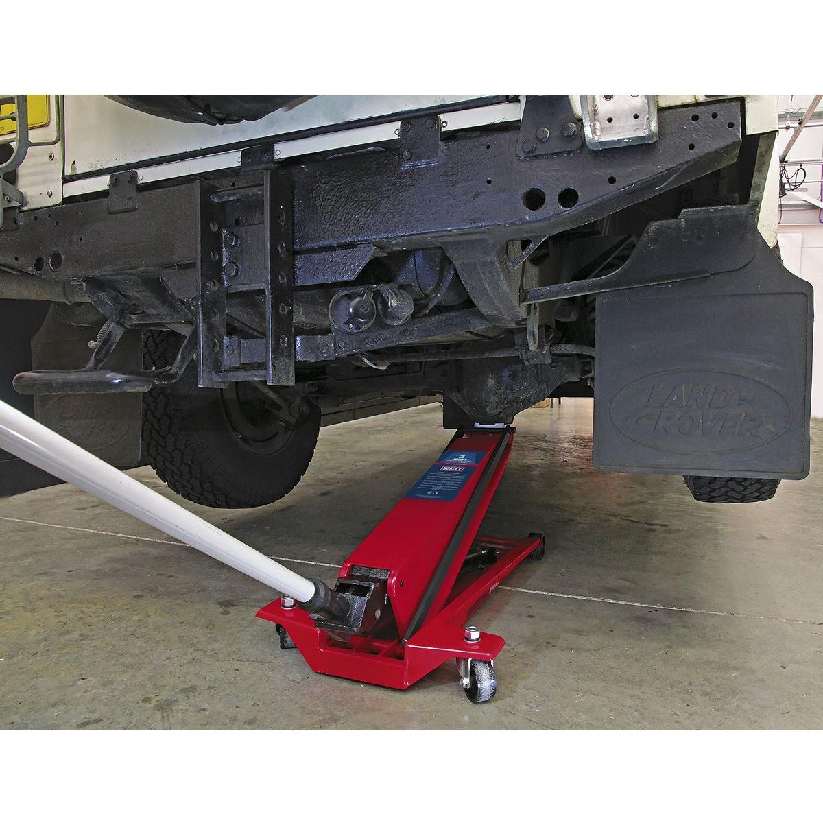 Sealey High Lift Low Profile Trolley Jack 2 Tonne 2200HL