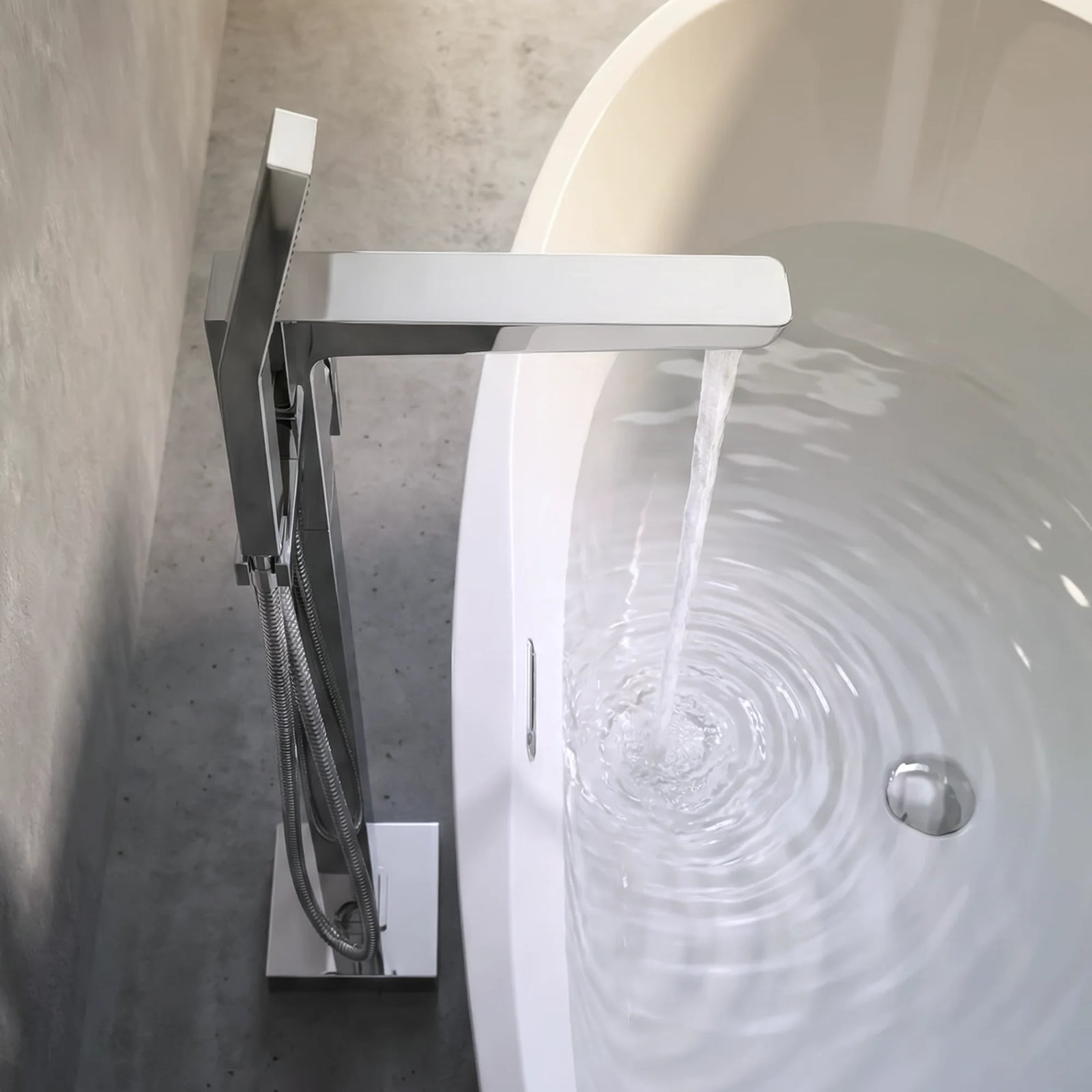 Baridi Freestanding Bath Mixer Tap DH400 Chrome