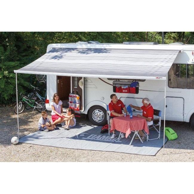 Fiamma F45S 230cm Motorhome Awning Canopy Black Cassette Grey Canopy