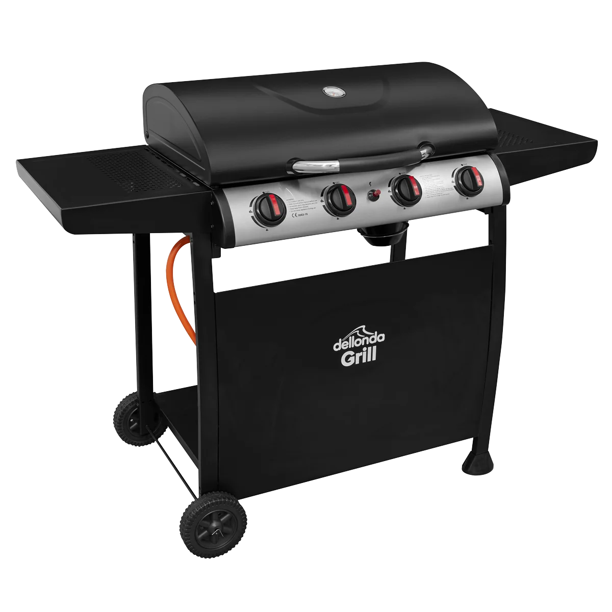 Dellonda 4 Burner Gas BBQ