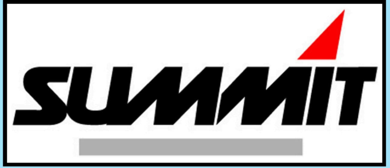 Summit Commercial 3 x Aluminium Fixed Point Roof Bars Rack 1.5m SULC-007
