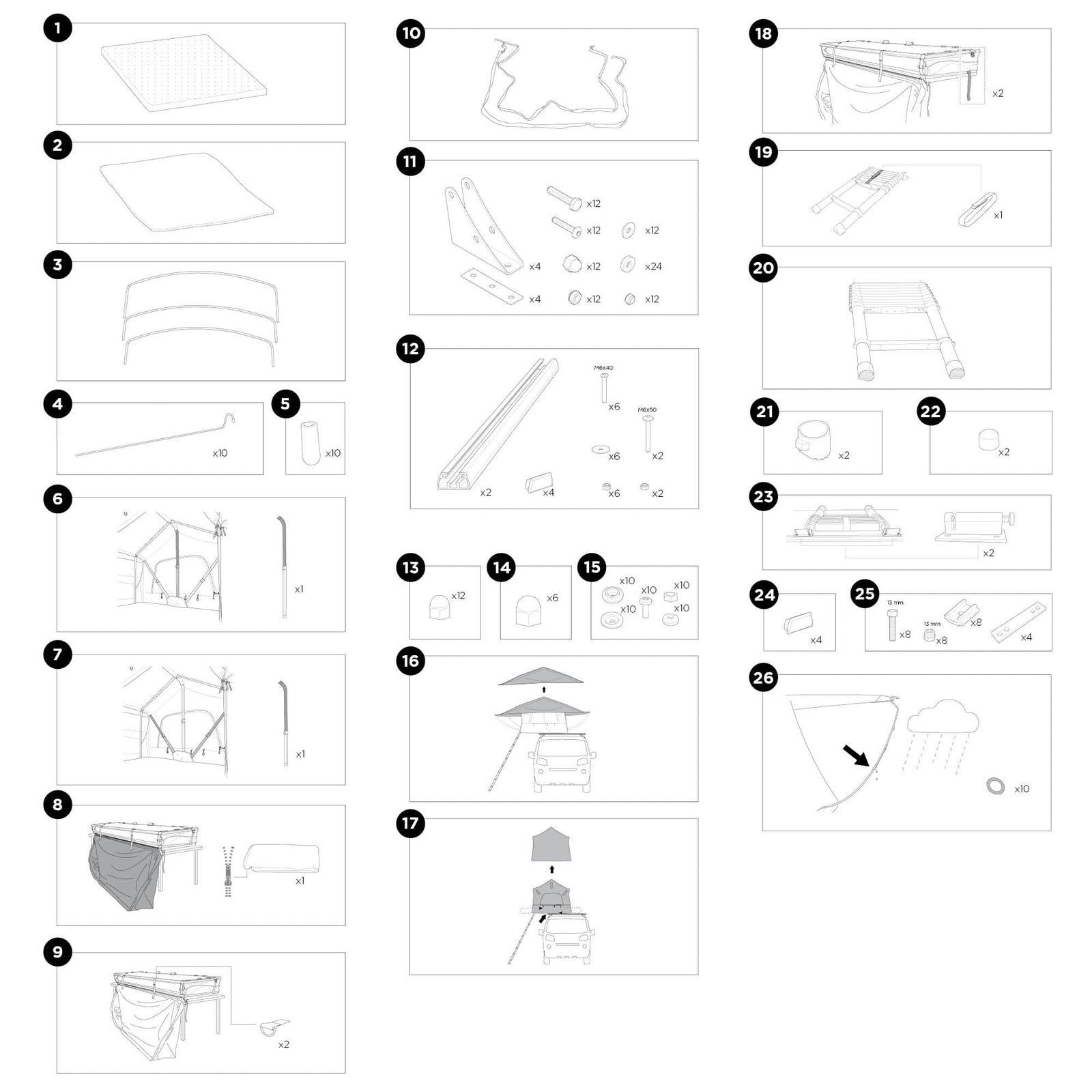 Thule Hinge Spare Part 1.86kg MPN 1500055807