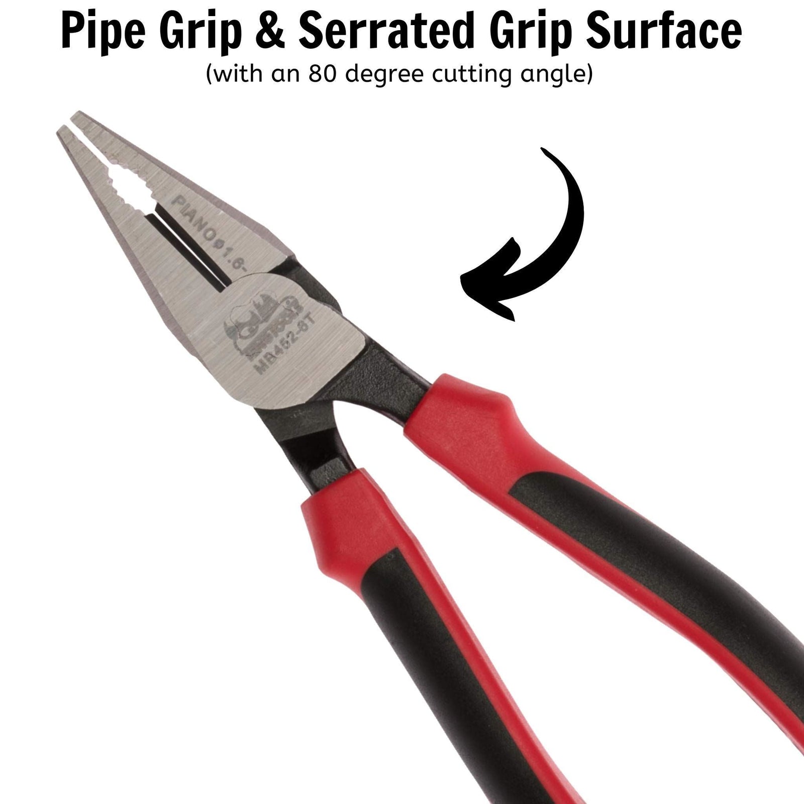 Teng Tools Heavy Duty Combination Plier TPR Grip 170mm
