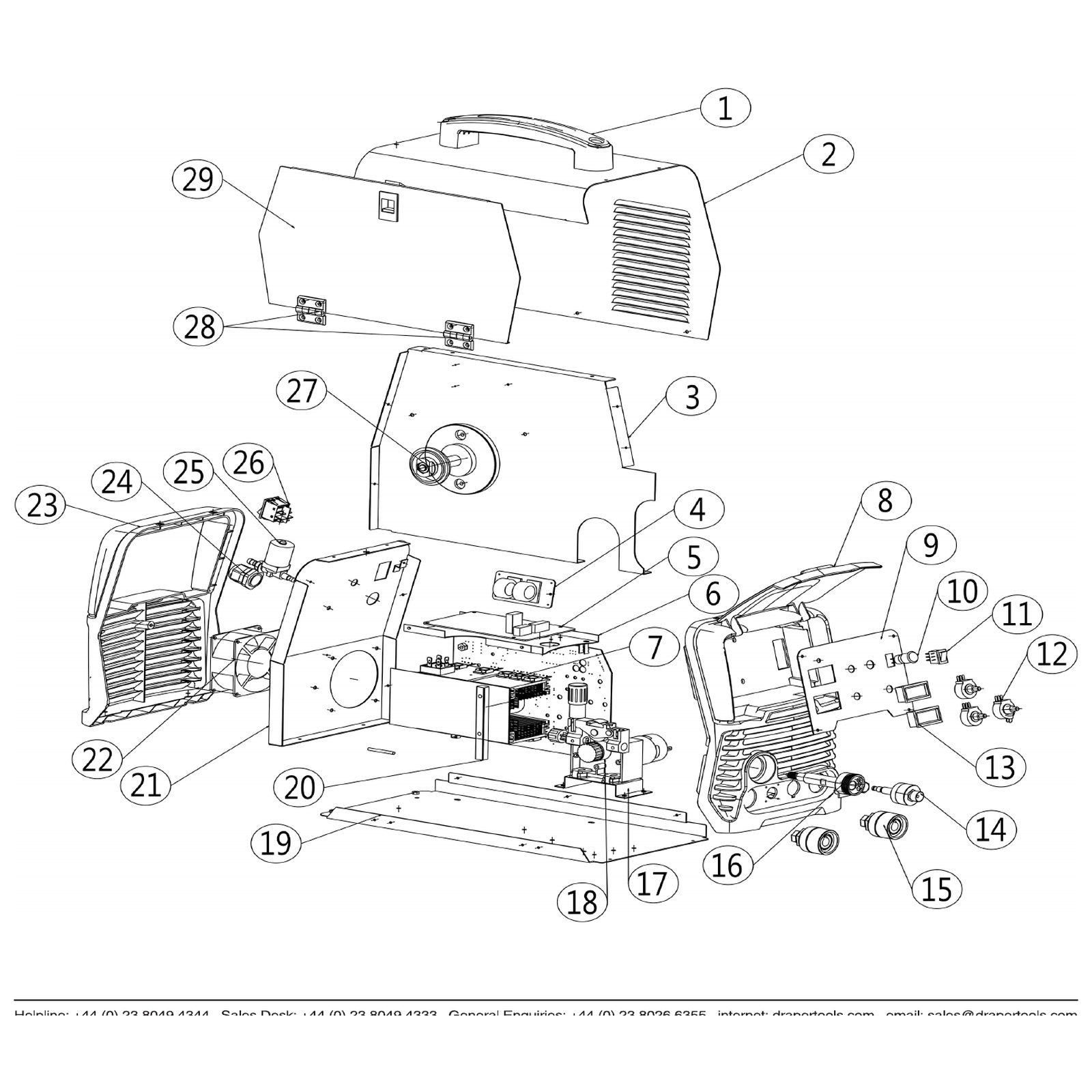 Draper ON/OFF Switch KH02 94900
