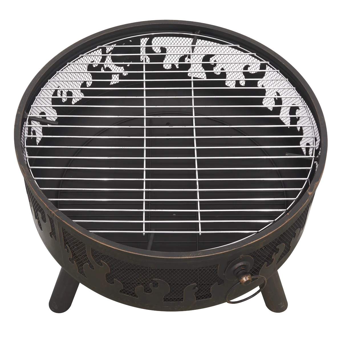 Dellonda Deluxe Outdoor Firepit