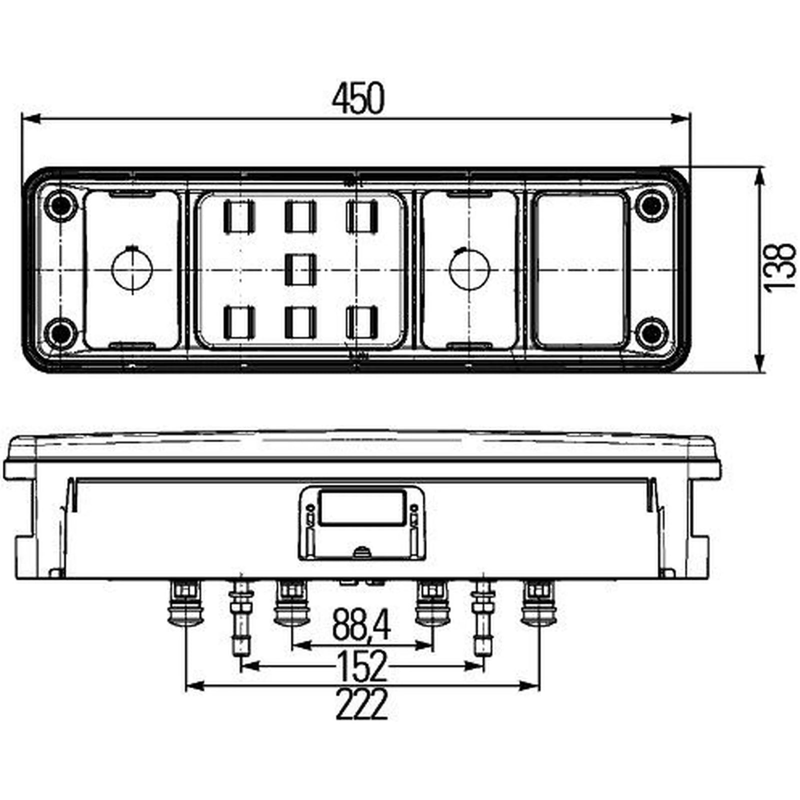 Hella Tail Light / Lamp LED Left 2VP 340 960-231