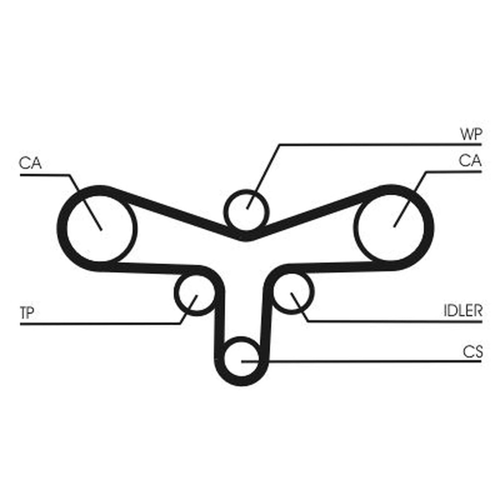 Continental CTAM Timing Belt Cambelt 253 Teeth CT920