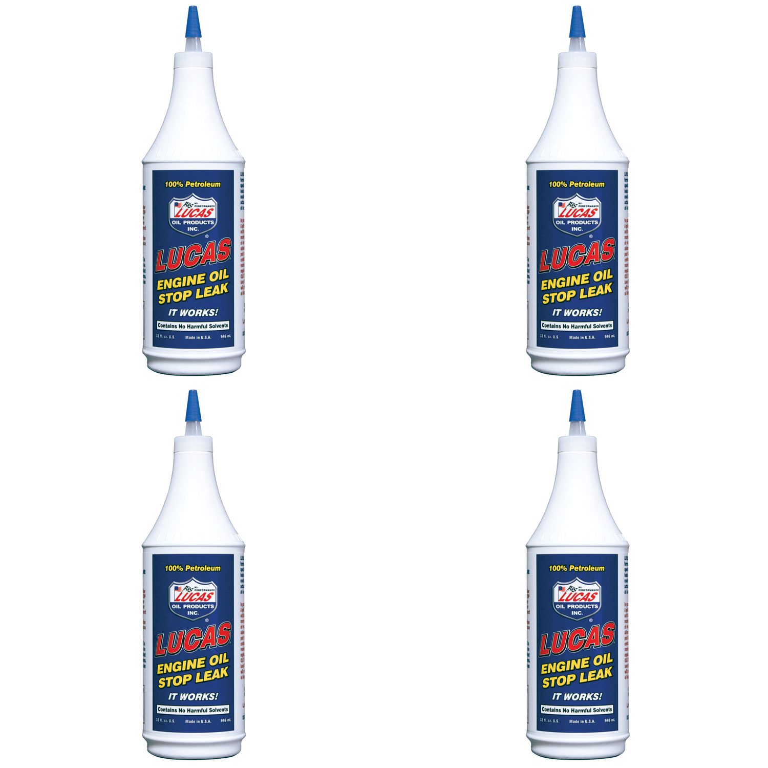 Lucas Oil Engine Oil Stop Leak 946ml - Stops Leaks & Rejuvenates Seals