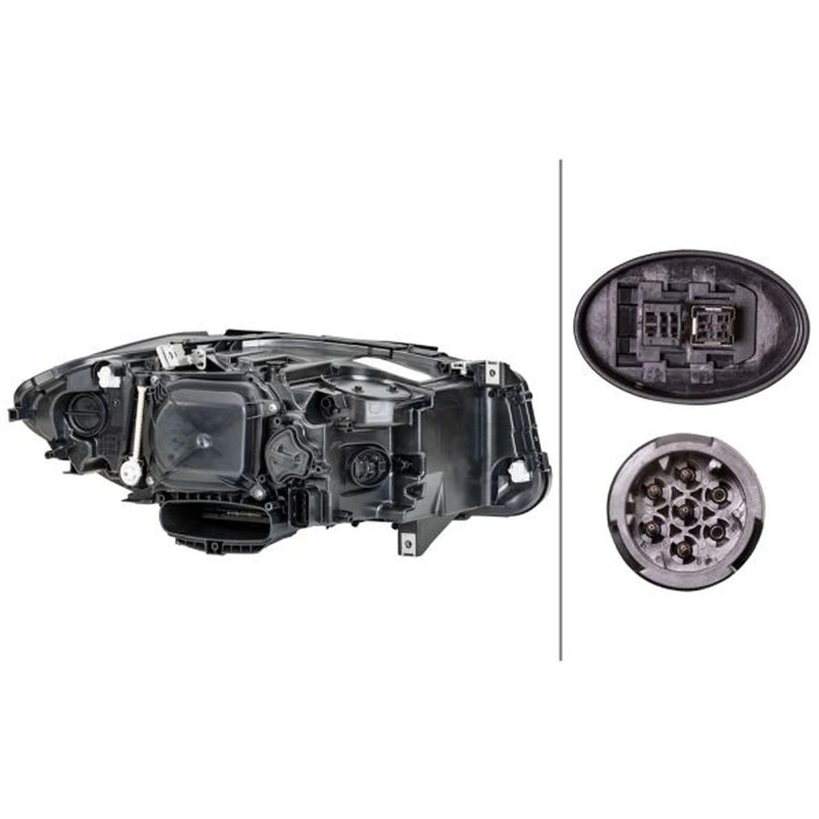Hella Headlight Headlamp PY24W Left 1EL 011 087-711